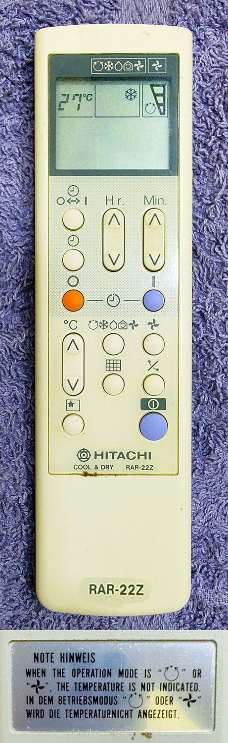 Split Hitachi remoto